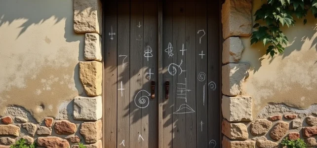 Décoder la signification des symboles manouches marquant les maisons : rituels et secrets révélés